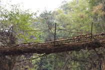 The suspended walkway of Pdei/Kongtim 1.
